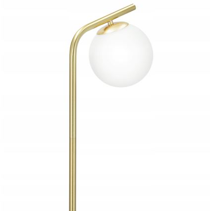 Gulvlampe 1xE27/40W/230V guld/hvid