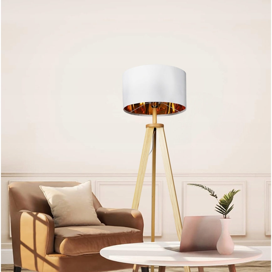 Gulvlampe 1xE27/40W/230V hvid