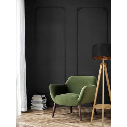 Gulvlampe 1xE27/40W/230V sort