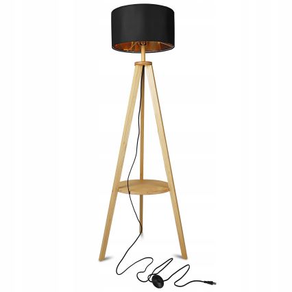 Gulvlampe 1xE27/40W/230V sort