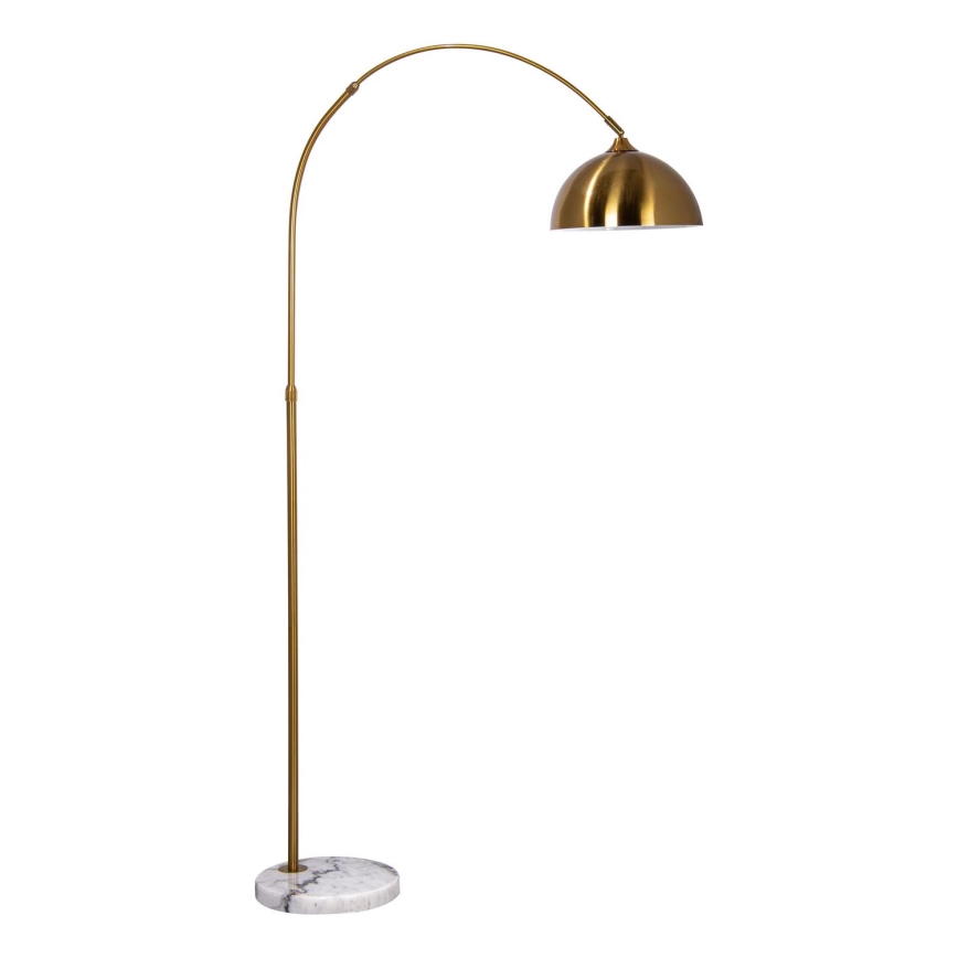 Gulvlampe 1xE27/60W/230V guldfarvet