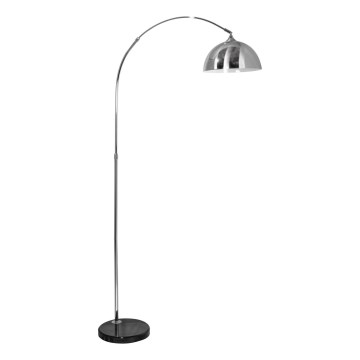 Gulvlampe 1xE27/60W/230V skinnende krom
