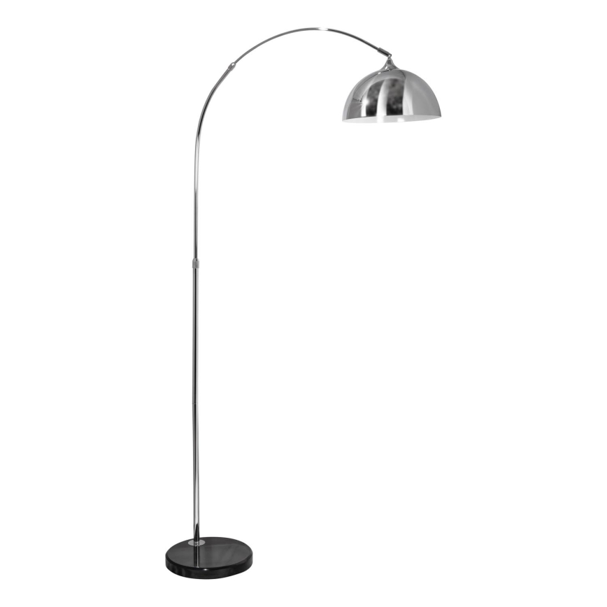 Gulvlampe 1xE27/60W/230V skinnende krom
