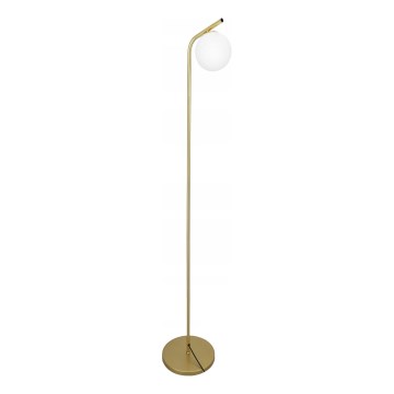 Gulvlampe 1xG9/40W/230V guld/hvid