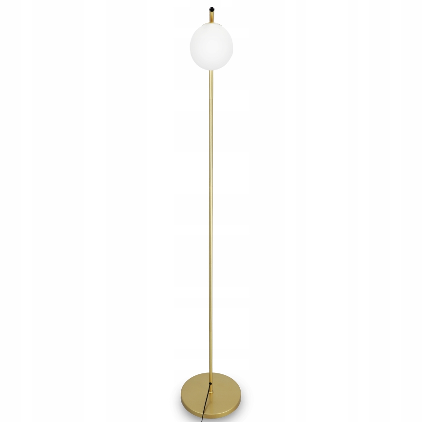 Gulvlampe 1xG9/40W/230V guld/hvid