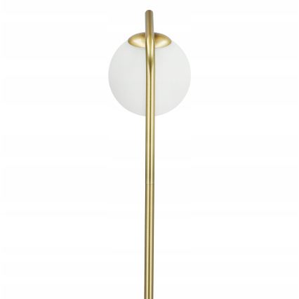 Gulvlampe 1xG9/40W/230V guld/hvid