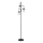 Gulvlampe 3xE27/60W/230V sort/transparent