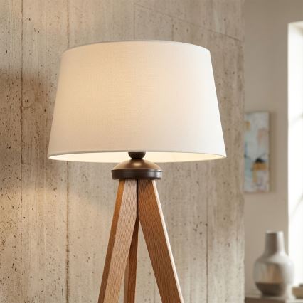 Gulvlampe AIDA 1xE27/15W/230V eg/cremefarvet