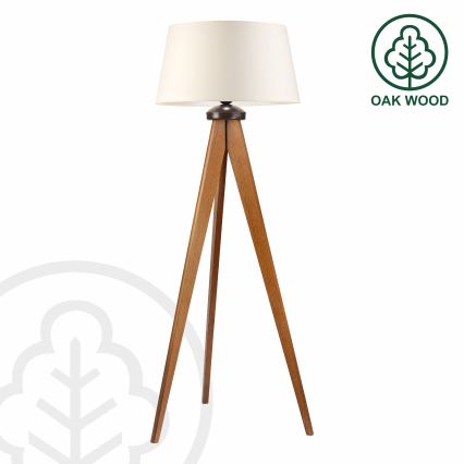 Gulvlampe AIDA 1xE27/15W/230V eg/cremefarvet