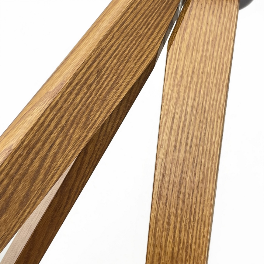 Gulvlampe AIDA 1xE27/15W/230V egetræ/raffia