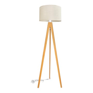 Gulvlampe ALBA 1xE27/15W/230V cremefarvet/eg