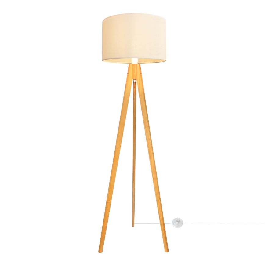 Gulvlampe ALBA 1xE27/15W/230V cremefarvet/eg