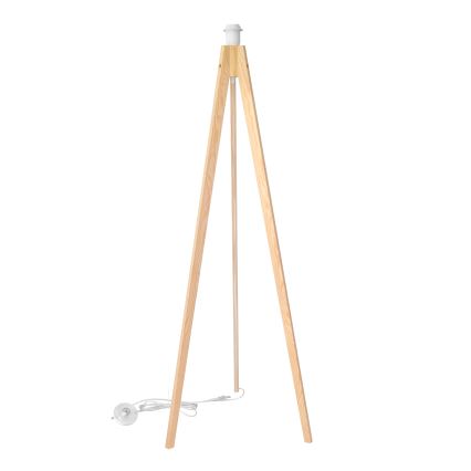 Gulvlampe ALBA 1xE27/15W/230V hvid/fyrretræ