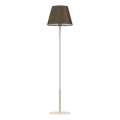 Gulvlampe ARDEN 1xE27/15W/230V beige/brun