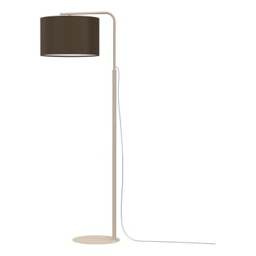 Gulvlampe ARDEN 1xE27/15W/230V beige/brun