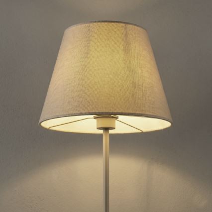 Gulvlampe ARDEN 1xE27/15W/230V beige