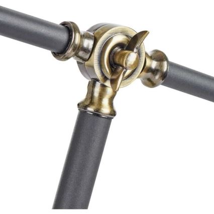 Gulvlampe ARTHUR 1xE27/25W/230V grå