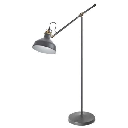 Gulvlampe ARTHUR 1xE27/25W/230V grå