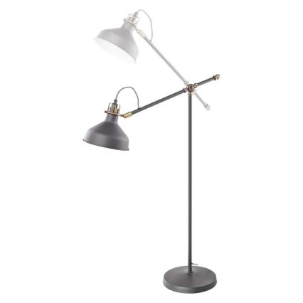 Gulvlampe ARTHUR 1xE27/25W/230V grå