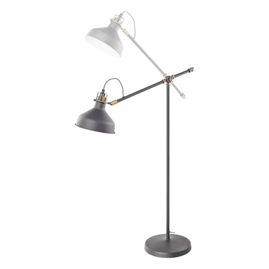 Gulvlampe ARTHUR 1xE27/25W/230V grå