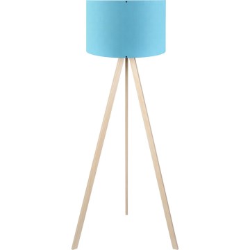 Gulvlampe AYD 1xE27/40W/230V blå/beige