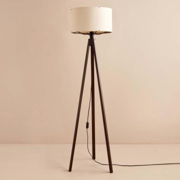 Gulvlampe AYD 1xE27/40W/230V brun/beige
