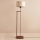 Gulvlampe AYD 1xE27/40W/230V brun/beige