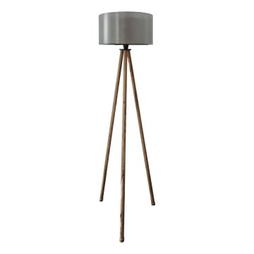 Gulvlampe AYD 1xE27/40W/230V brun/grå