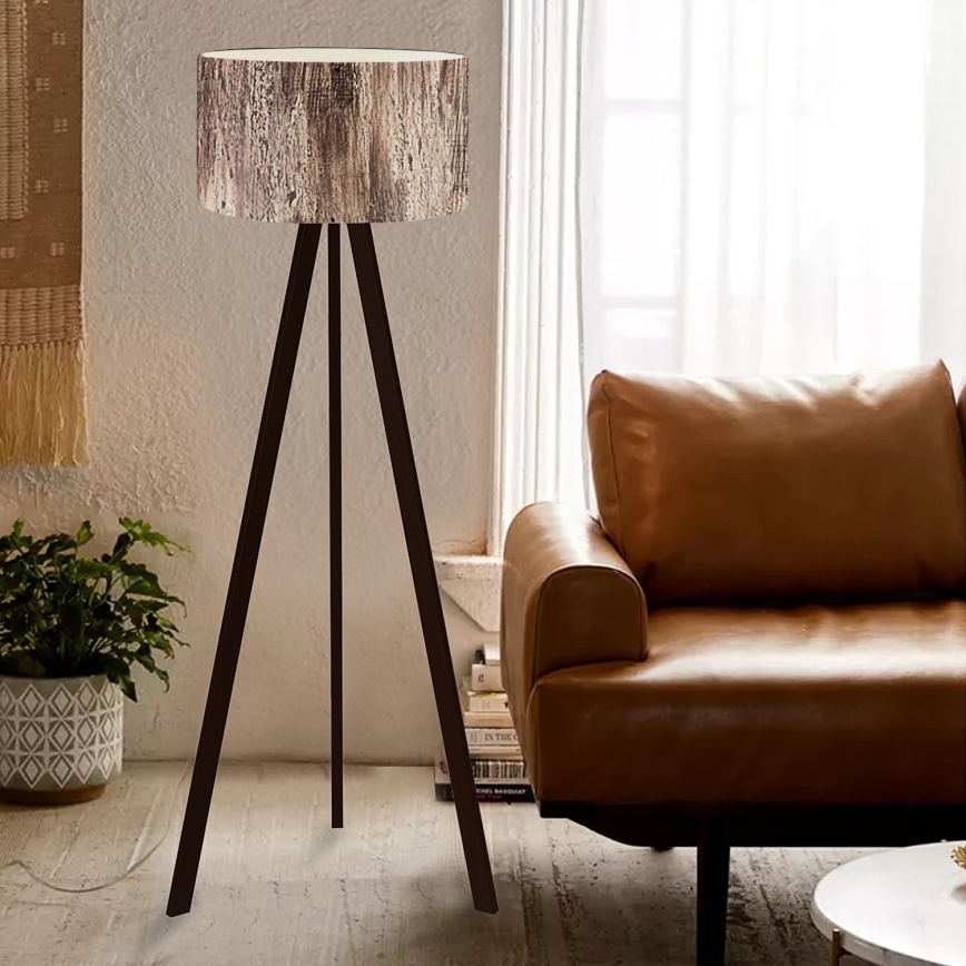 Gulvlampe AYD 1xE27/40W/230V brun