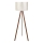 Gulvlampe AYD 1xE27/40W/230V hvid/brun