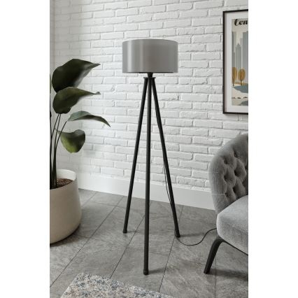 Gulvlampe AYD 1xE27/40W/230V sort/grå