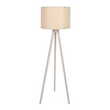 Gulvlampe AYD 1xE27/60W/230V cremefarvet/beige