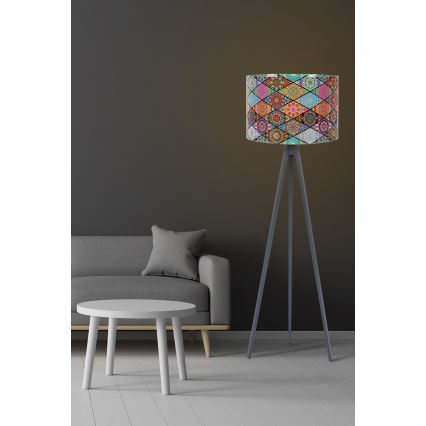 Gulvlampe AYD 1xE27/60W/230V flerfarvet/grå