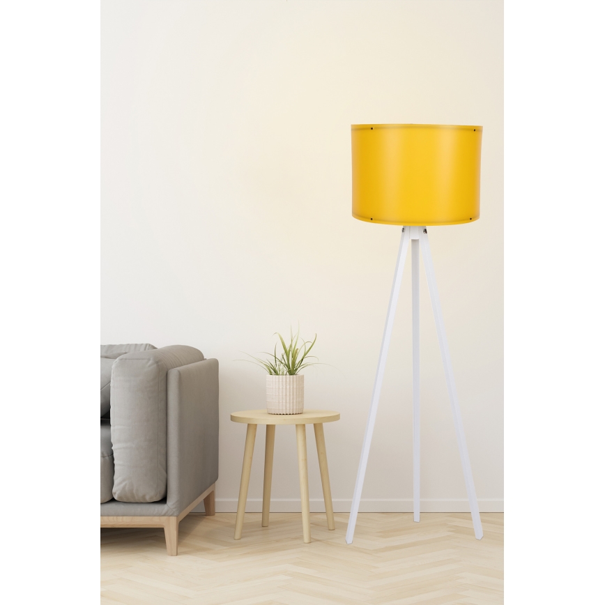 Gulvlampe AYD 1xE27/60W/230V orange/hvid