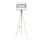 Gulvlampe CORAL 1xE27/60W/230V beige/hvid/guld