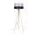 Gulvlampe CORAL 1xE27/60W/230V beige/sort/hvid/mat krom