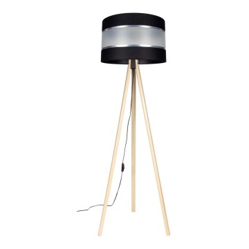Gulvlampe CORAL 1xE27/60W/230V beige/sort/mat krom