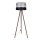 Gulvlampe CORAL 1xE27/60W/230V brun/sort/grå/mat krom