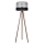 Gulvlampe CORAL 1xE27/60W/230V brun/sort/grå/mat krom