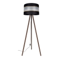 Gulvlampe CORAL 1xE27/60W/230V brun/sort/guld