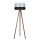 Gulvlampe CORAL 1xE27/60W/230V brun/sort/hvid/mat krom
