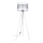 Gulvlampe CORAL 1xE27/60W/230V hvid/mat krom
