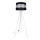 Gulvlampe CORAL 1xE27/60W/230V hvid/sort/mat krom
