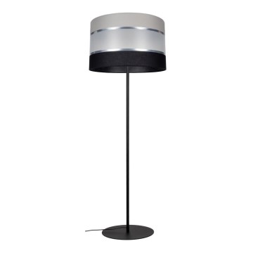 Gulvlampe CORAL 1xE27/60W/230V sort/grå