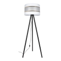 Gulvlampe CORAL 1xE27/60W/230V wenge/hvid/guld