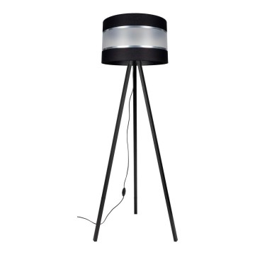 Gulvlampe CORAL 1xE27/60W/230V wenge/sort/mat krom