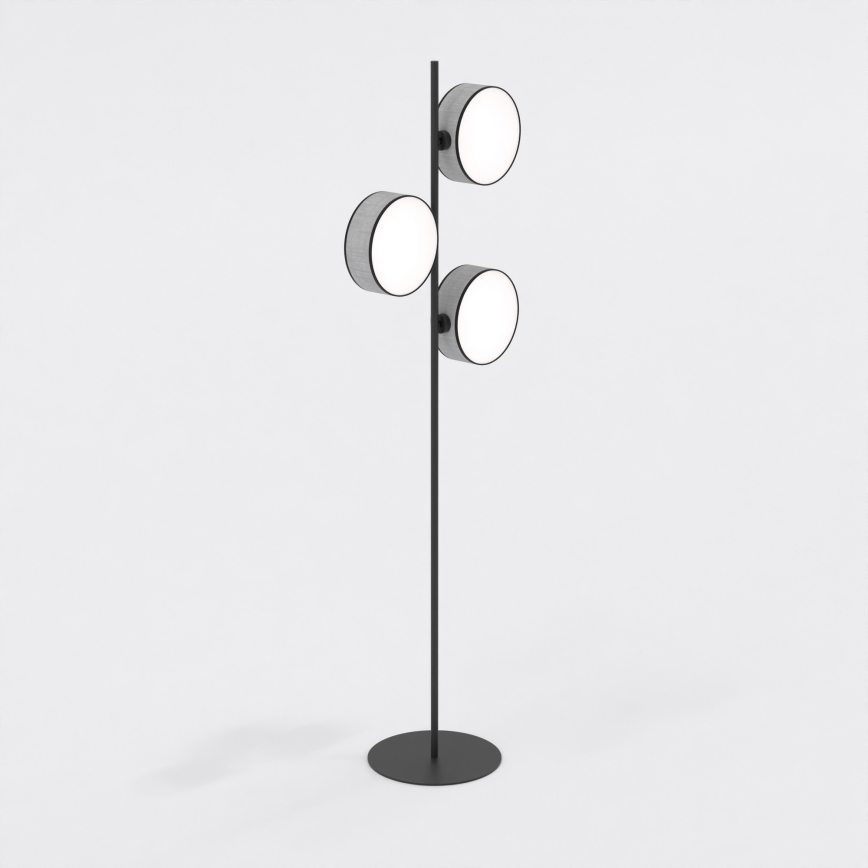 Gulvlampe DRUMZ 3xE14/10W/230V grå
