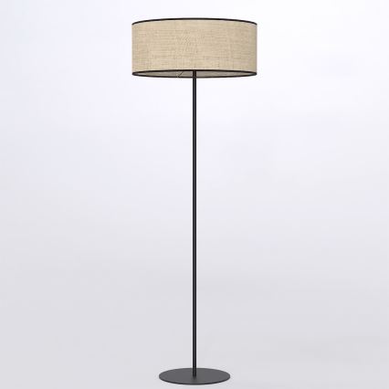 Gulvlampe ECO 1xE27/15W/230V beige/rattan