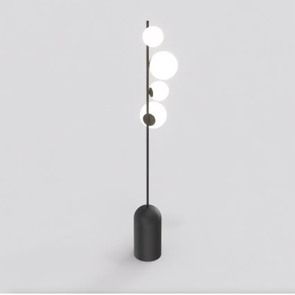 Gulvlampe ETNO 4xG9/8W/230V sort