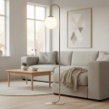 Gulvlampe FLOR 1xE14/10W/230V beige